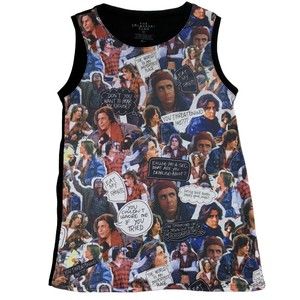 The Breakfast Club sleeveless T-shirt, black 100% polyester size Small (S)
